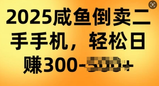 2025闲鱼倒卖二手手机，高客单，高利润，轻松日入3张-818877学习网